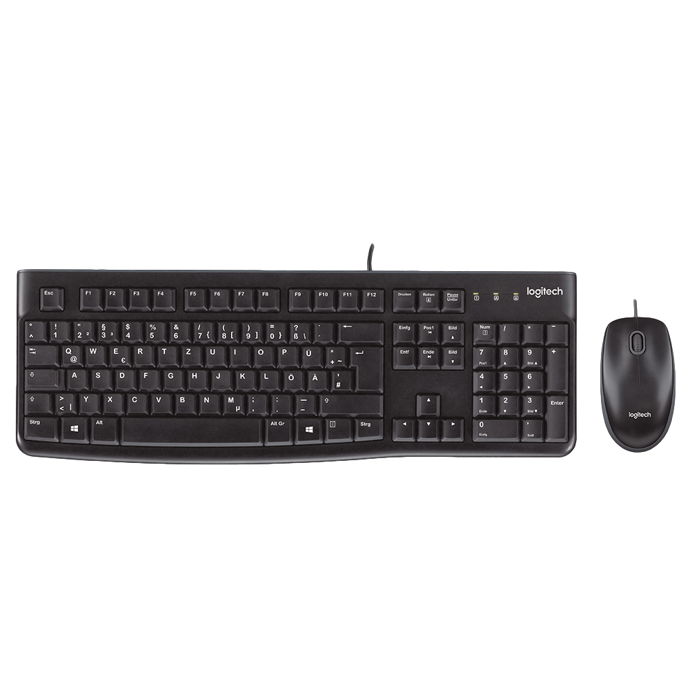 סט מקלדת ועכבר חוטי Logitech MK120