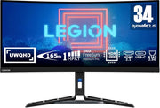 מסך מחשב קעור בטכנולוגיית Lenovo Legion Y34wz-30 VA 34 Inch FreeSync 67B0UAC1IS Mini-LED