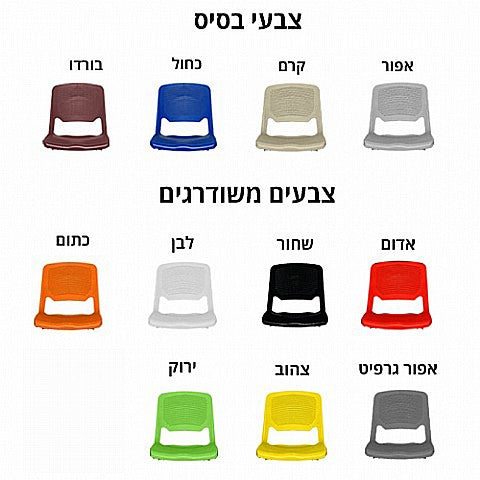 כיסא תלמיד לכיתות ז׳–י״ב – דגם ניצן